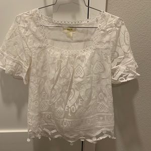 Anthropologie love ❤️ top